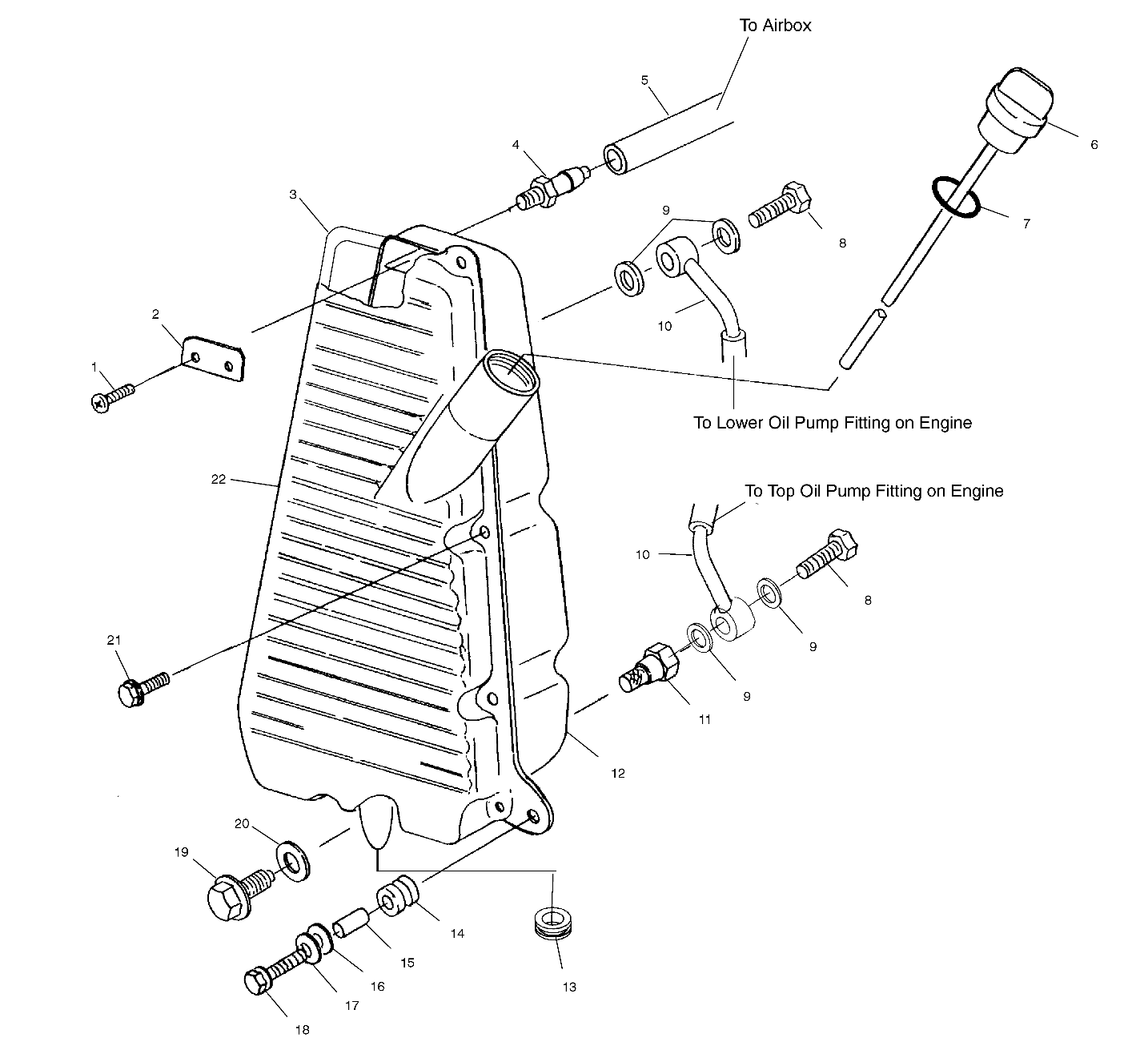 OIL TANK - A99RF50AA (4946494649A013)