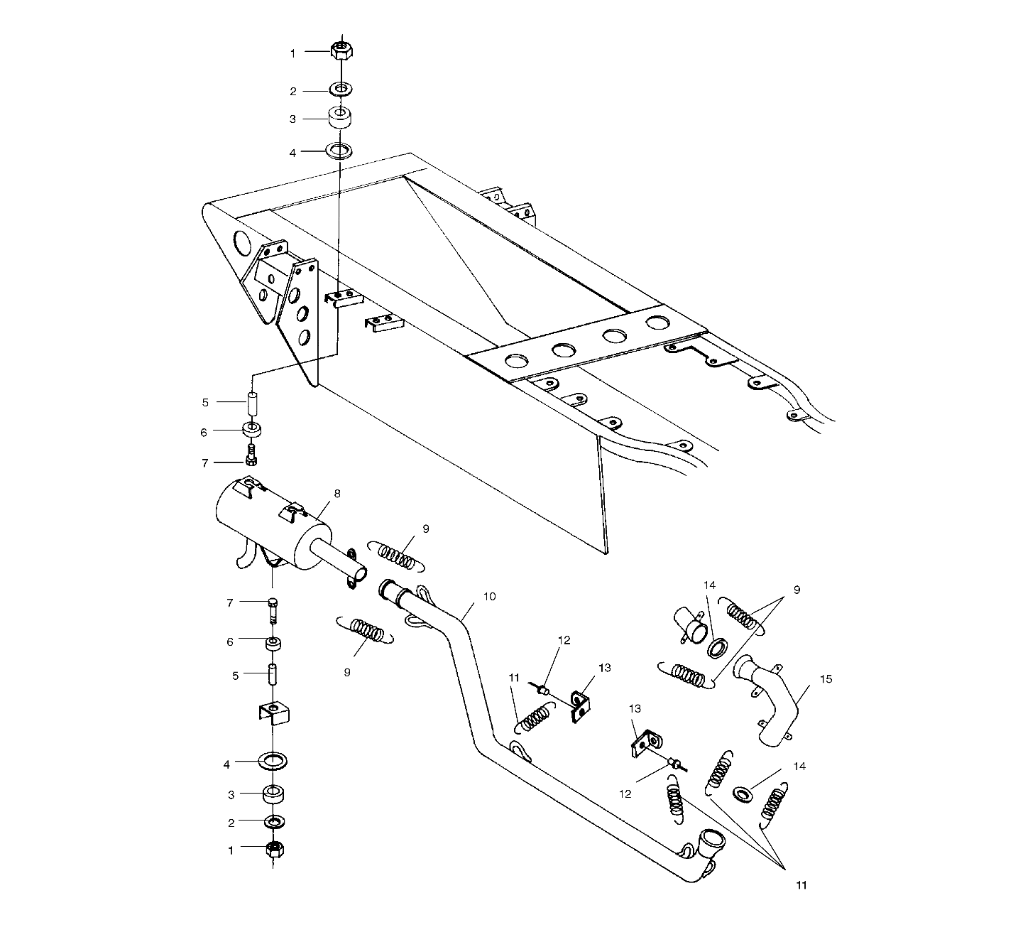 EXHAUST SYSTEM - A99RF50AA (4946494649B003)