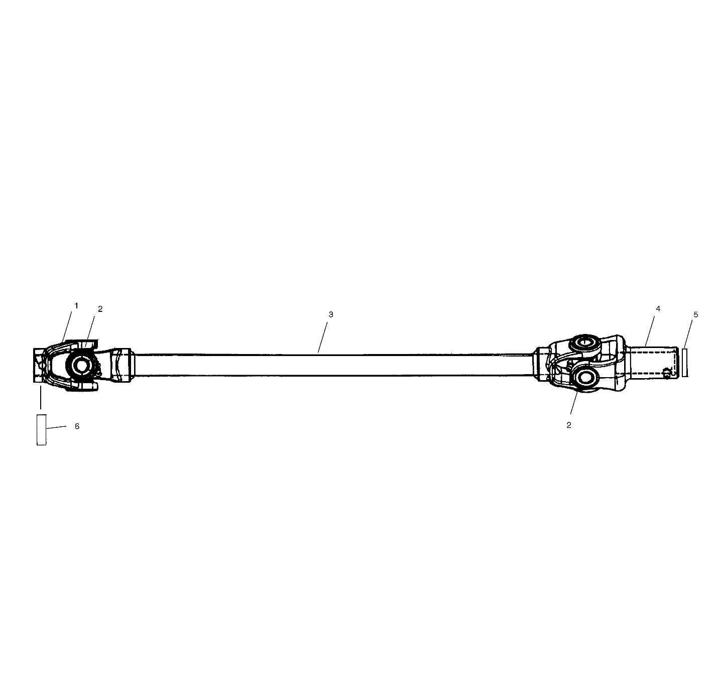 PROP SHAFT - A99RF50AA (4946494649B008)