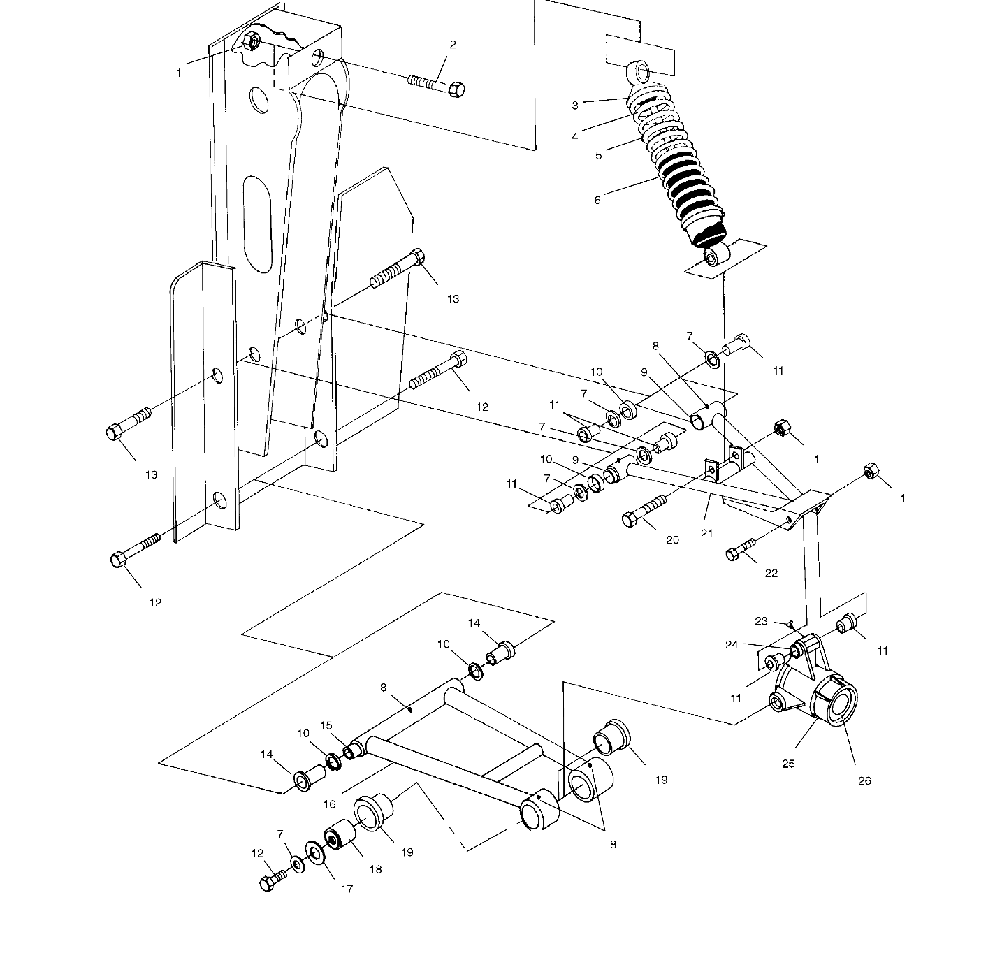 MIDDLE SHOCK MOUNTING - A99RF50AA (4946494649C007)