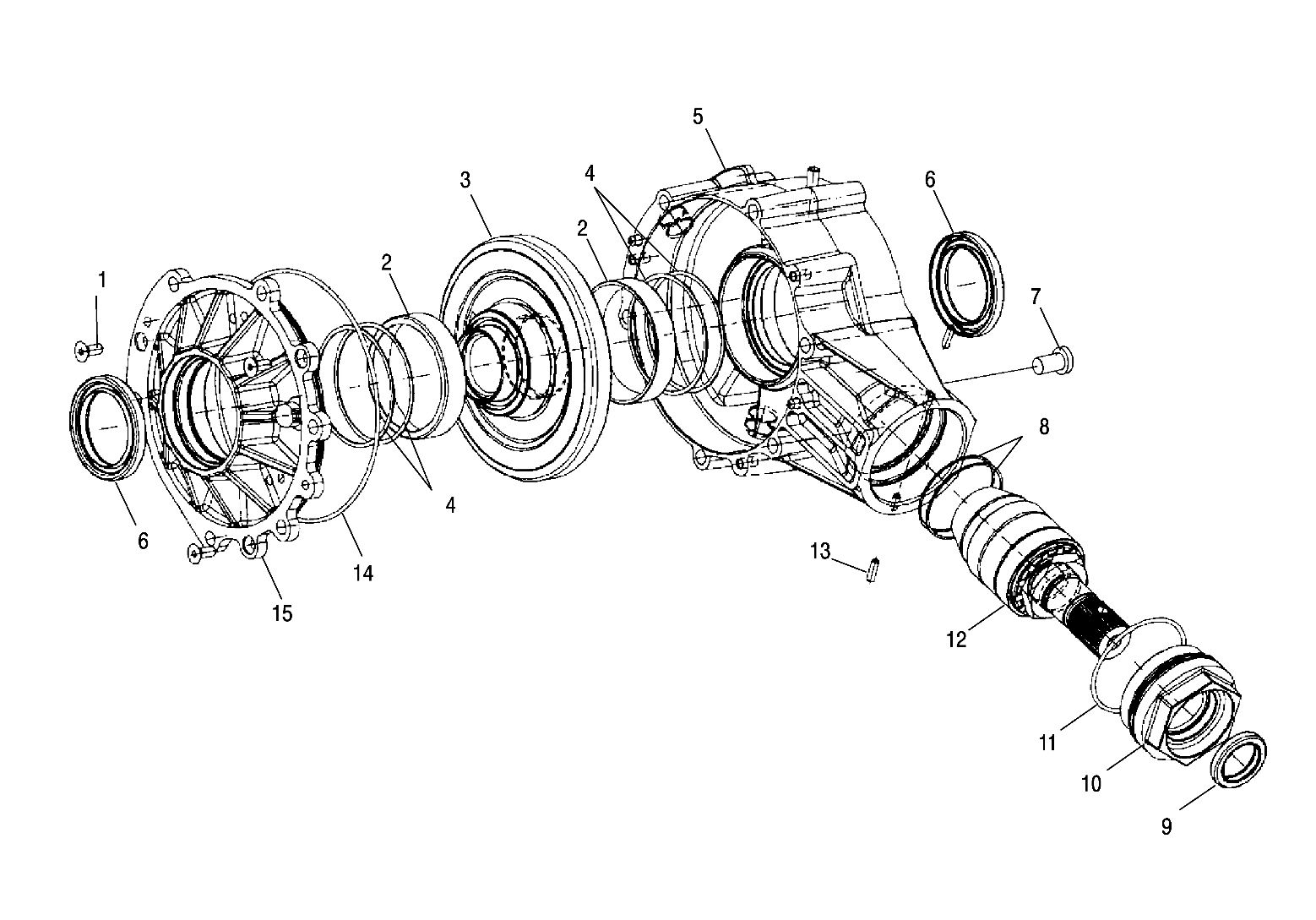 REAR GEARCASE - A99RF50AA (4946494649C014)