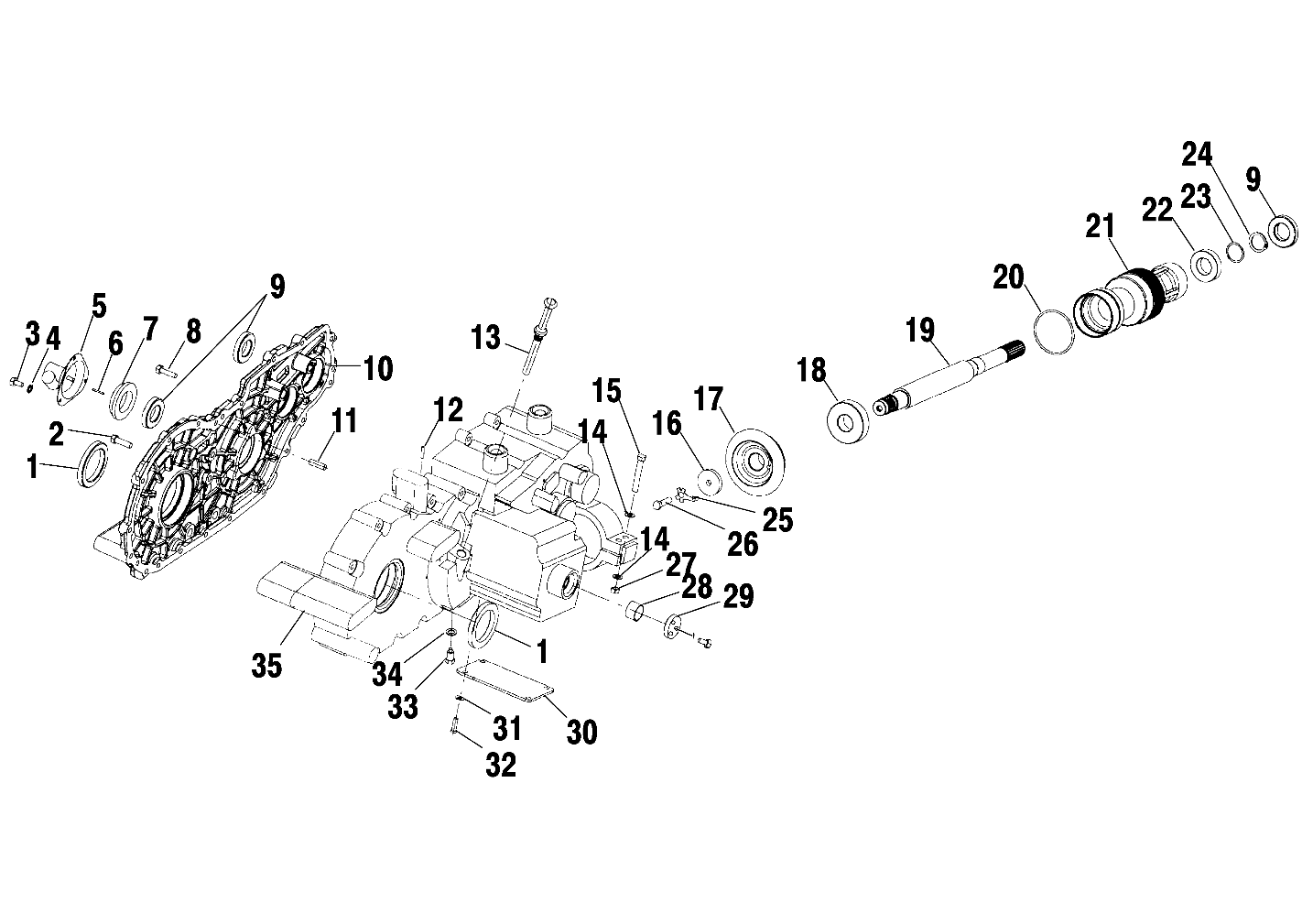 GEARCASE (Cases and Snorkel) - A99RF50AA (4946494649D006)