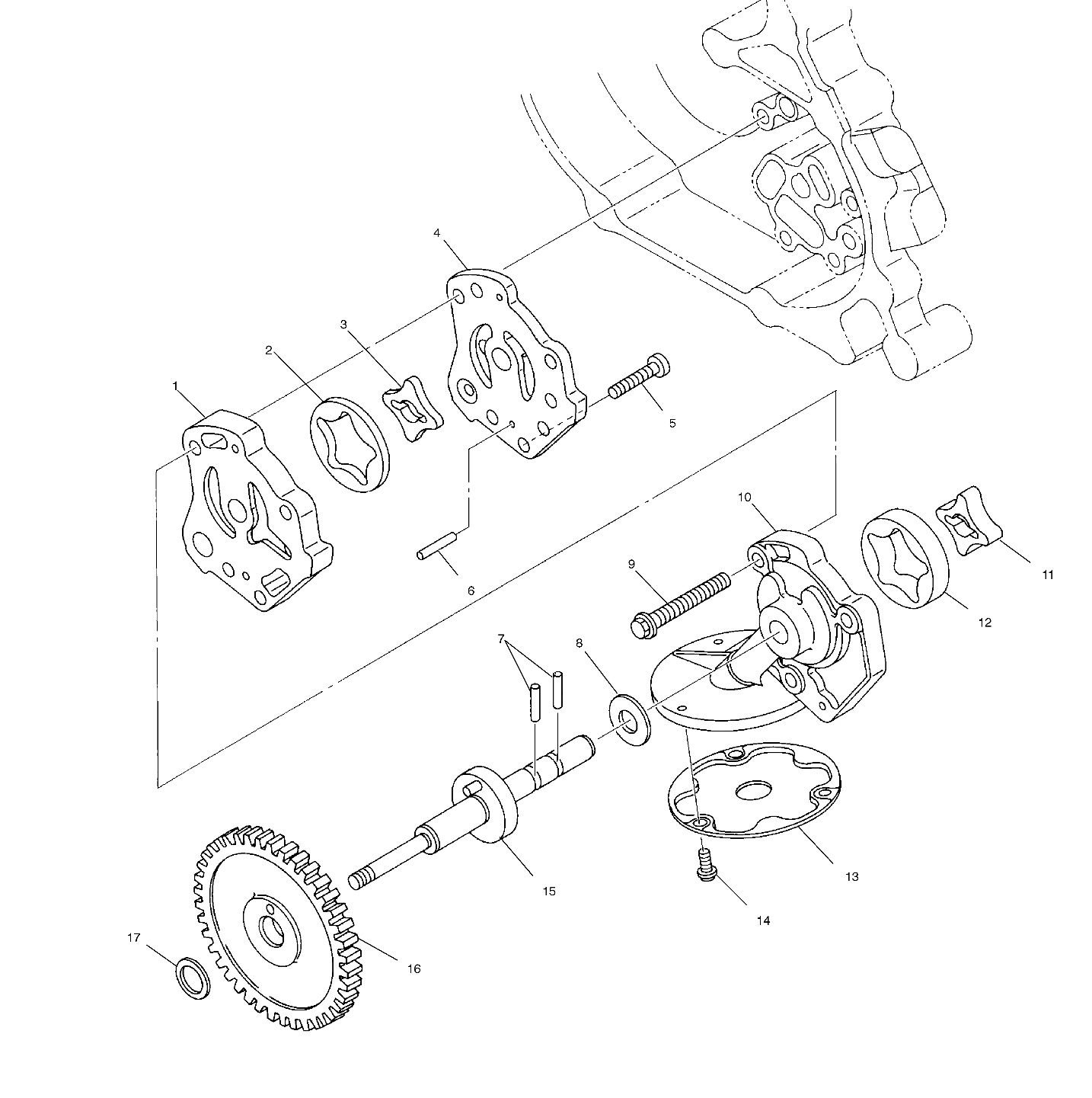 OIL PUMP - A99RF50AA (4946494649E004)