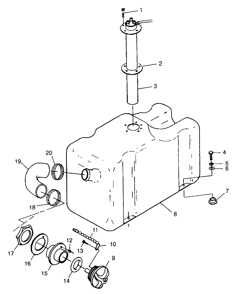 FUEL TANK - B984573 (4946554655a009)