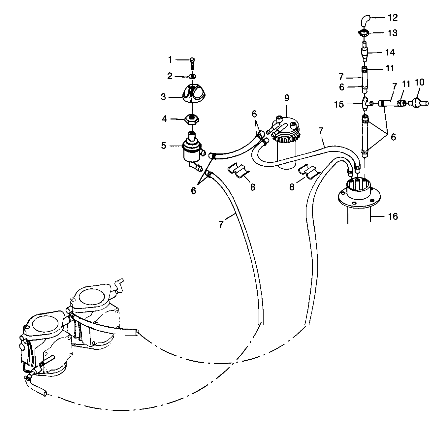 FUEL SYSTEM - B984573 (4946554655a010)