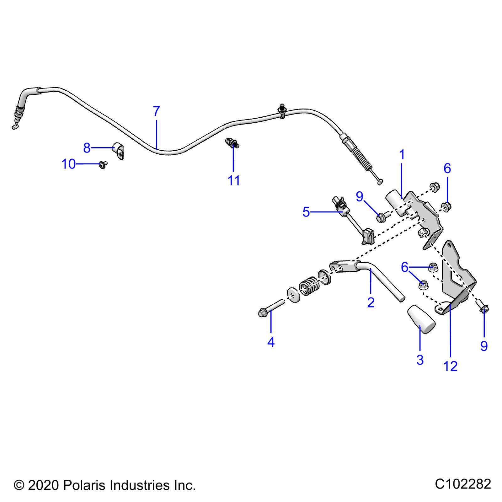 BRAKES, PARKING BRAKE - A21HZB15A1/A2/B1/B2 (C102282)