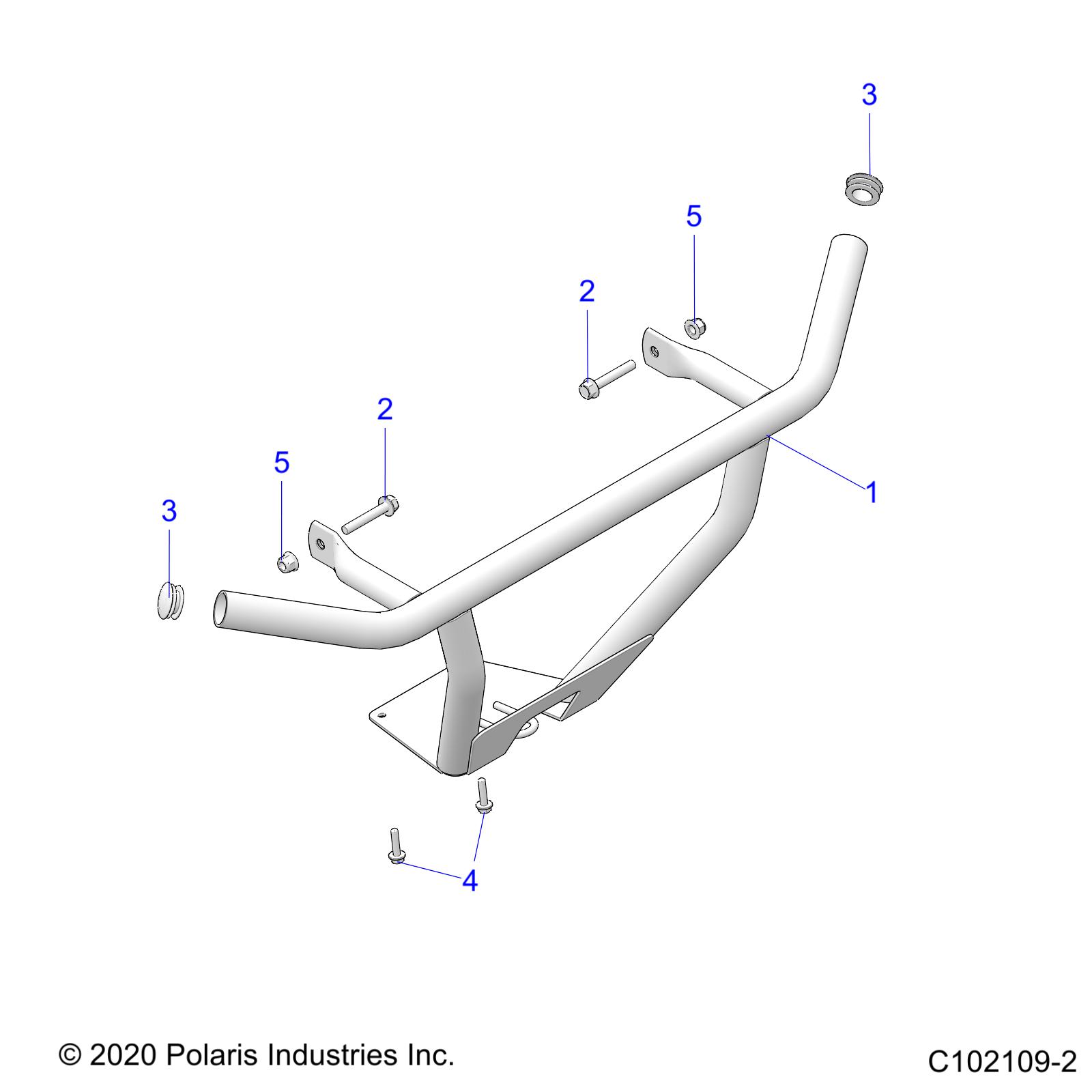 BODY, BUMPER, FRONT - A20HZB15A2/B2 (C102109-2)