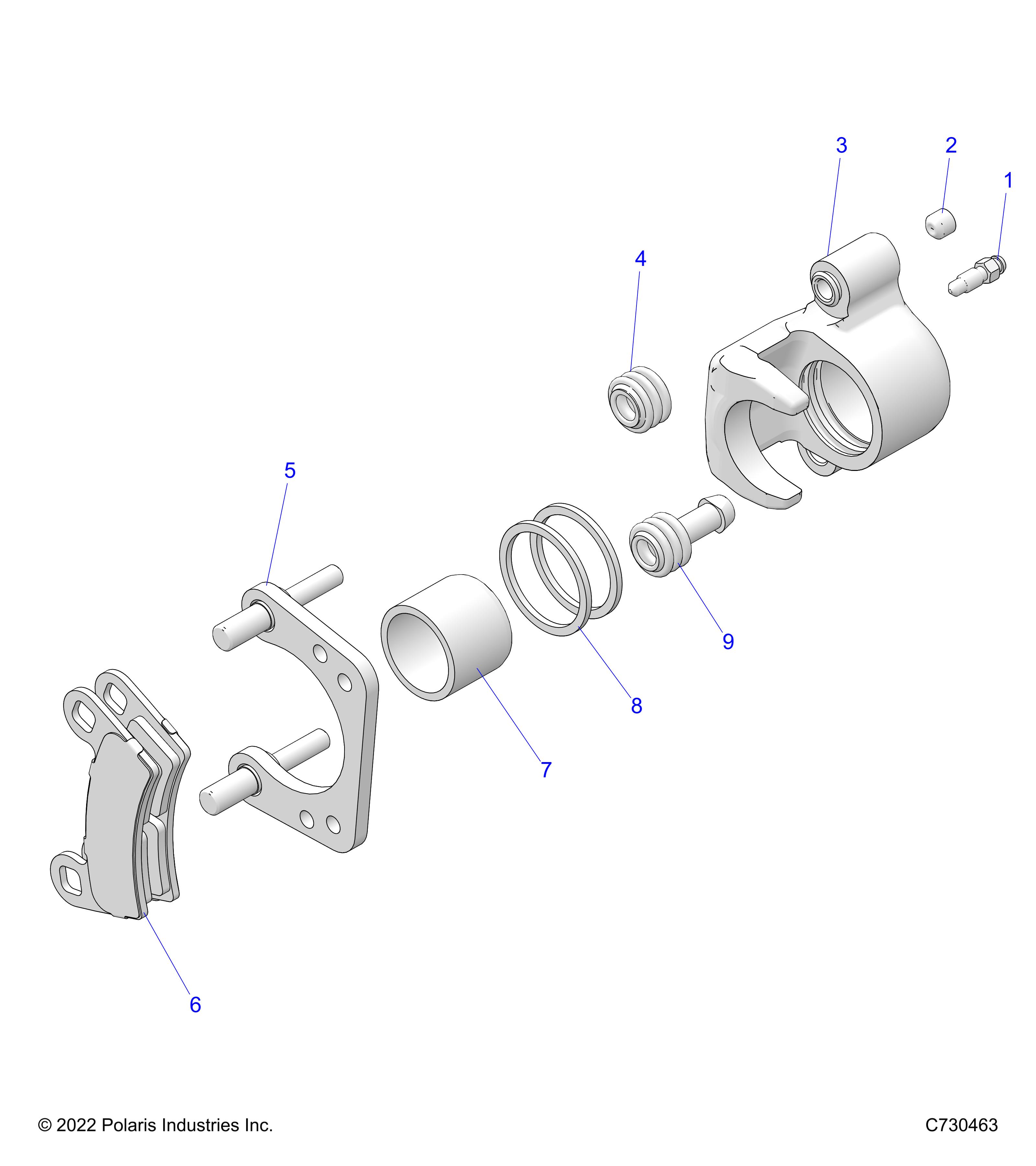 BRAKES, CALIPER, REAR - R24M4U57Z4/B4/Z9/B9 (9920406b10)