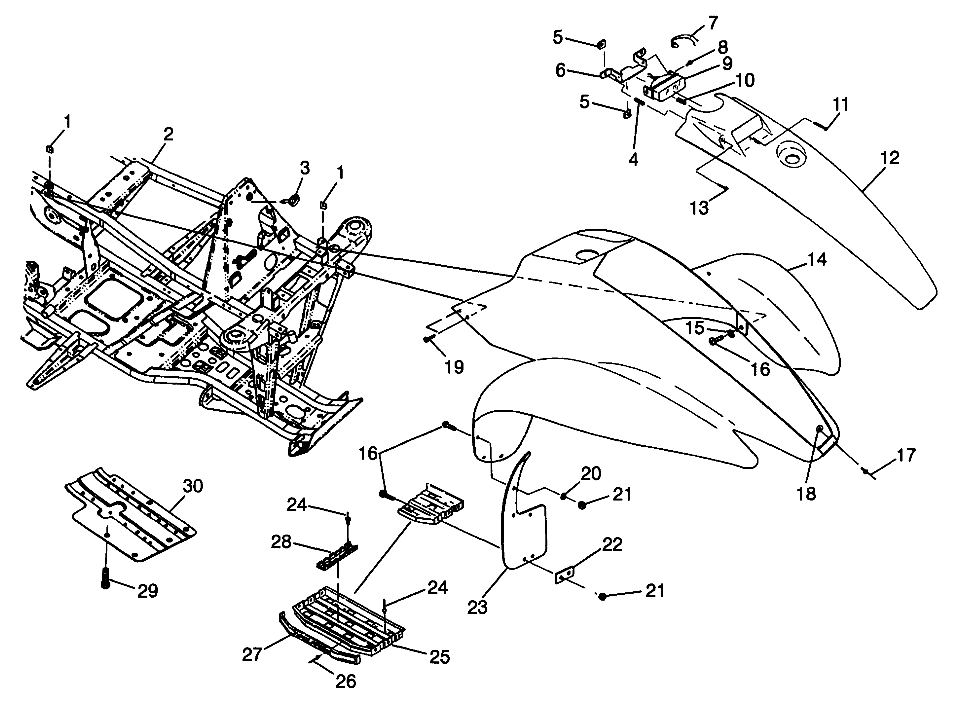 FRONT CAB Sport 400L W98BA38C (4947234723A005)