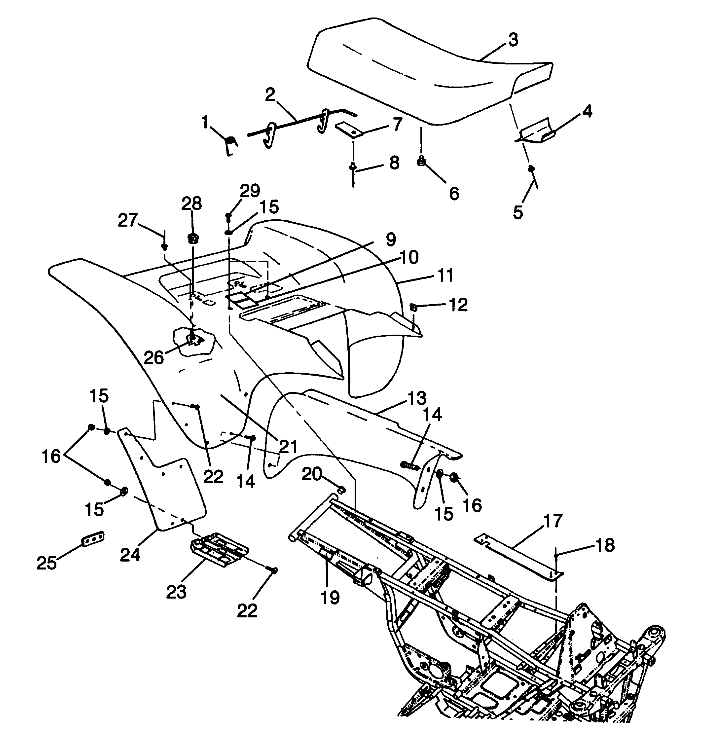 REAR CAB Sport 400L W98BA38C (4947234723A006)