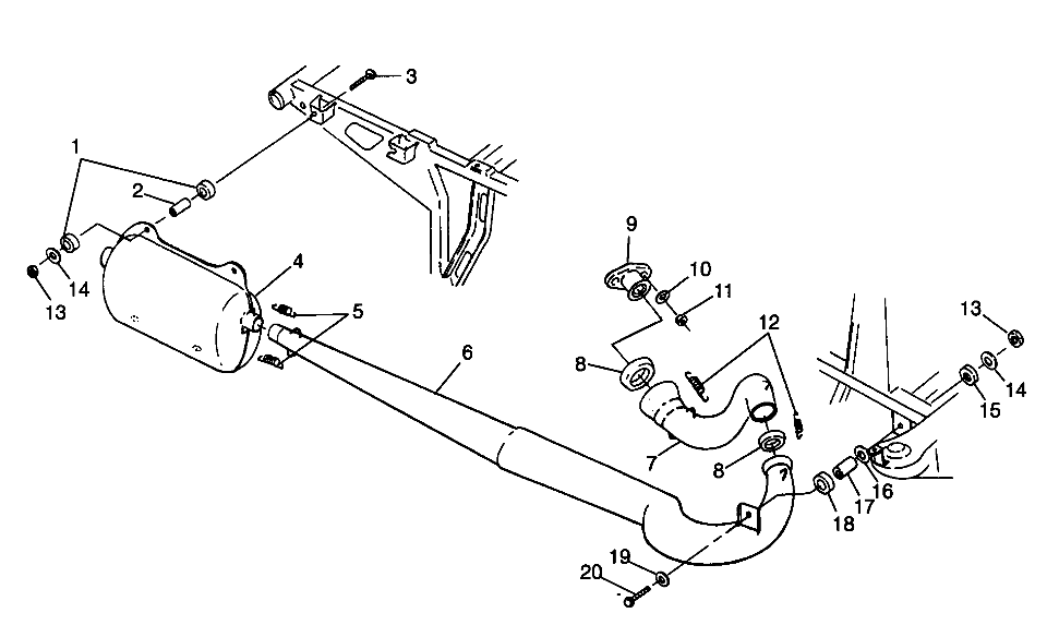 EXHAUST SYSTEM Sport 400L W98BA38C (4947234723A011)