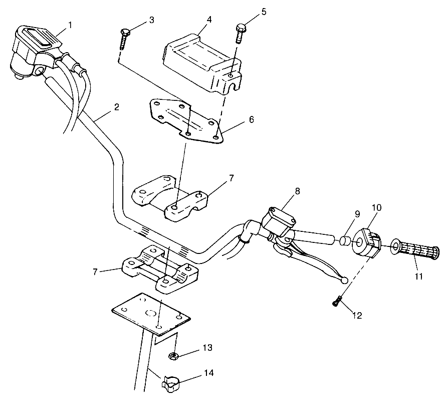 HANDLEBAR Sport 400L W98BA38C (4947234723B006)