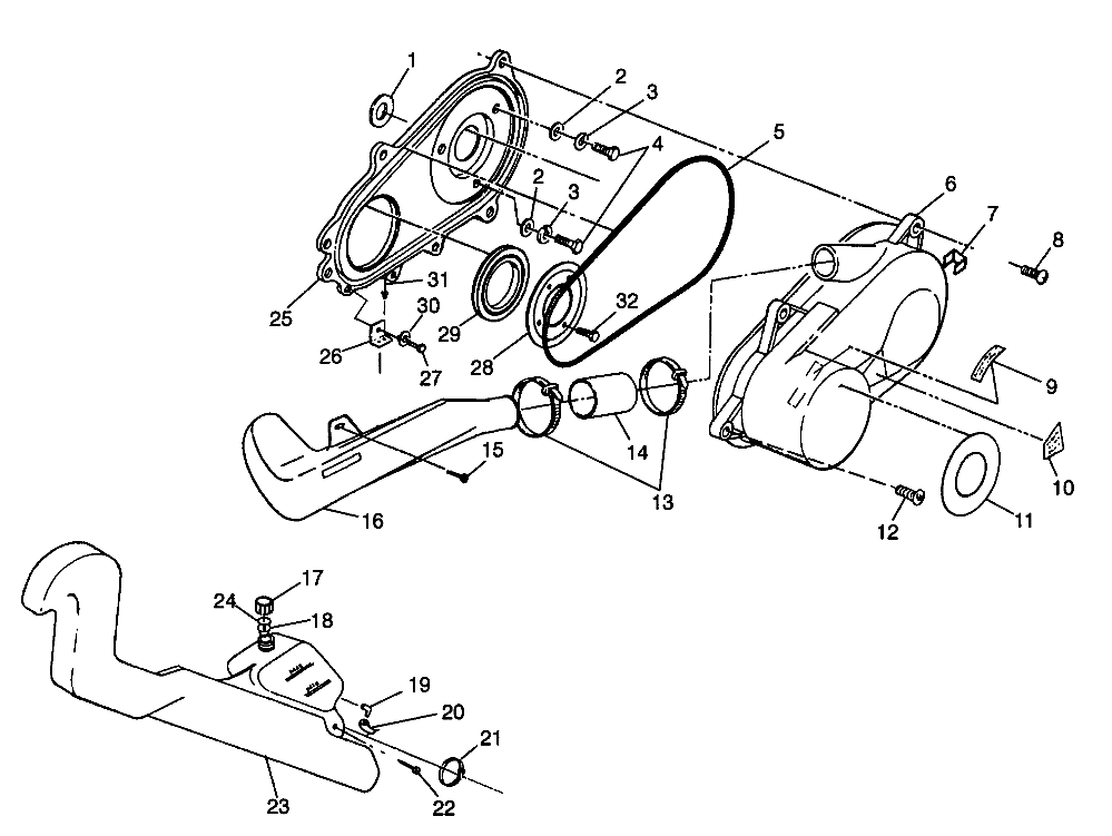 CLUTCH COVER Sport 400L W98BA38C (4947234723C003)