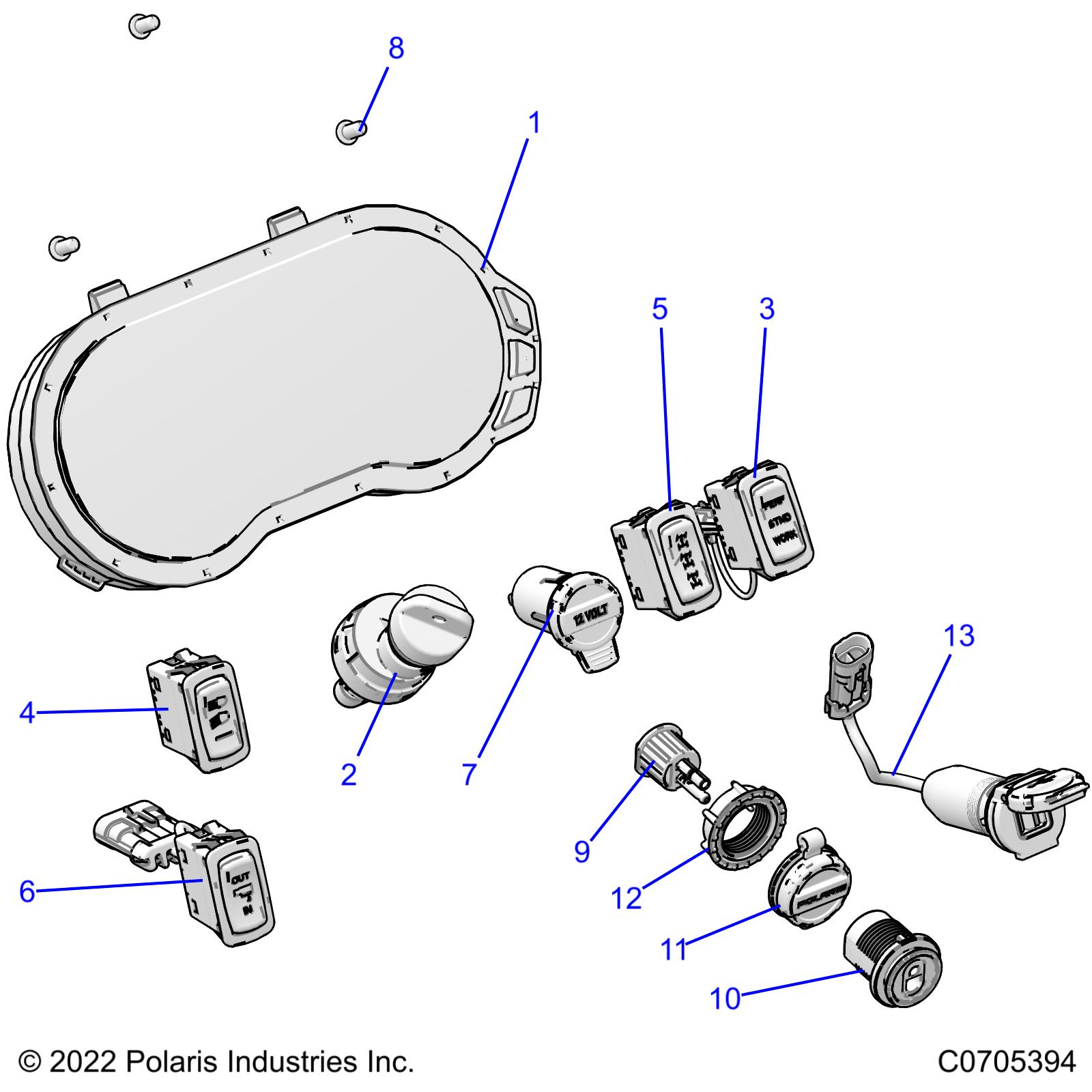 ELECTRICAL, DASH INSTRUMENTS - R22RSM99AG (C0705394)