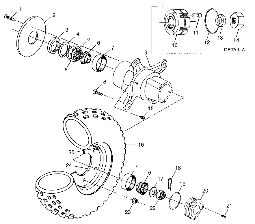 FRONT WHEEL Scrambler 400 W98BC38C (4947254725B006)