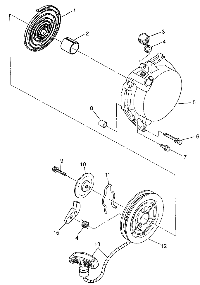 RECOIL STARTER - W98BC38C (4947254725d006)