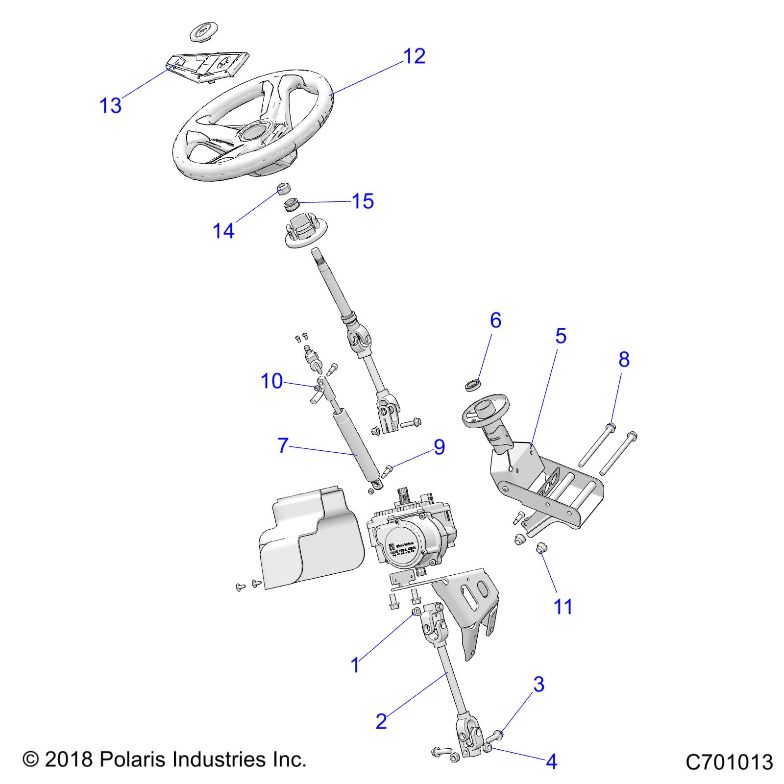 STEERING, STEERING ASM. - Z20A5A87B2 (C701013)