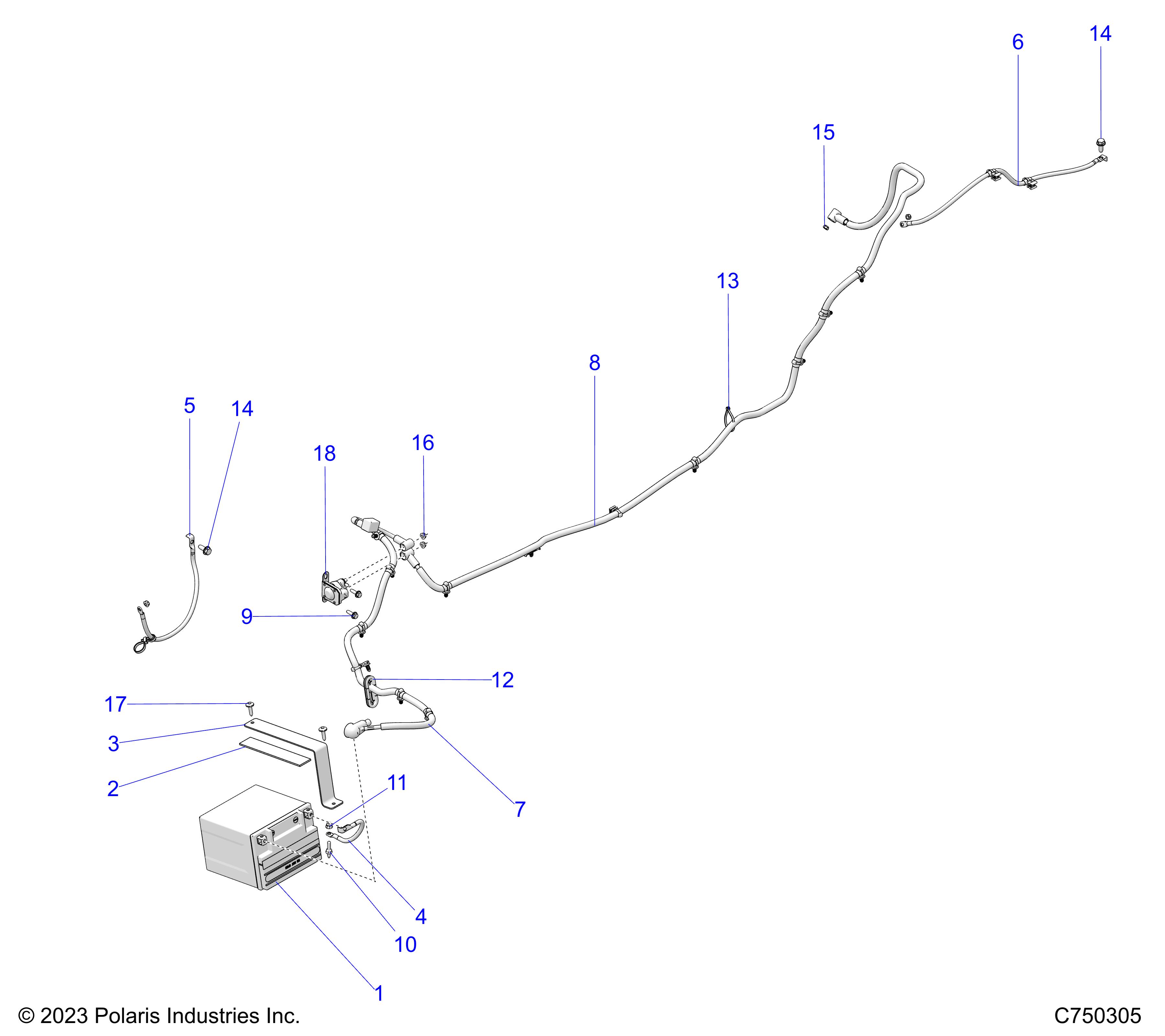 ELECTRICAL, BATTERY AND RELATED - Z25X4D92A/92B (C750305)