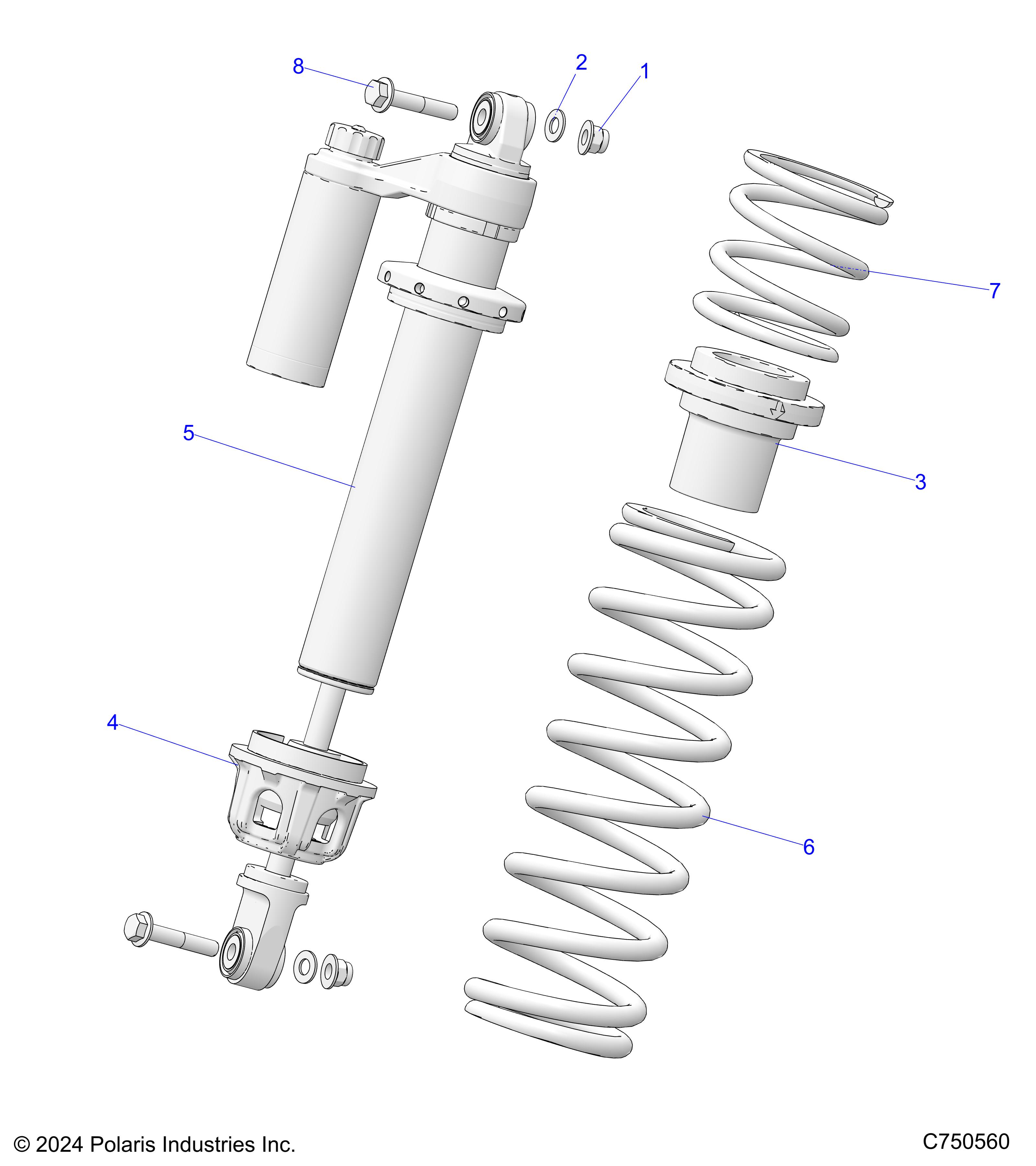 SUSPENSION, FRONT SHOCK MOUNTING - Z25NMB99A4/B4 (C750560)