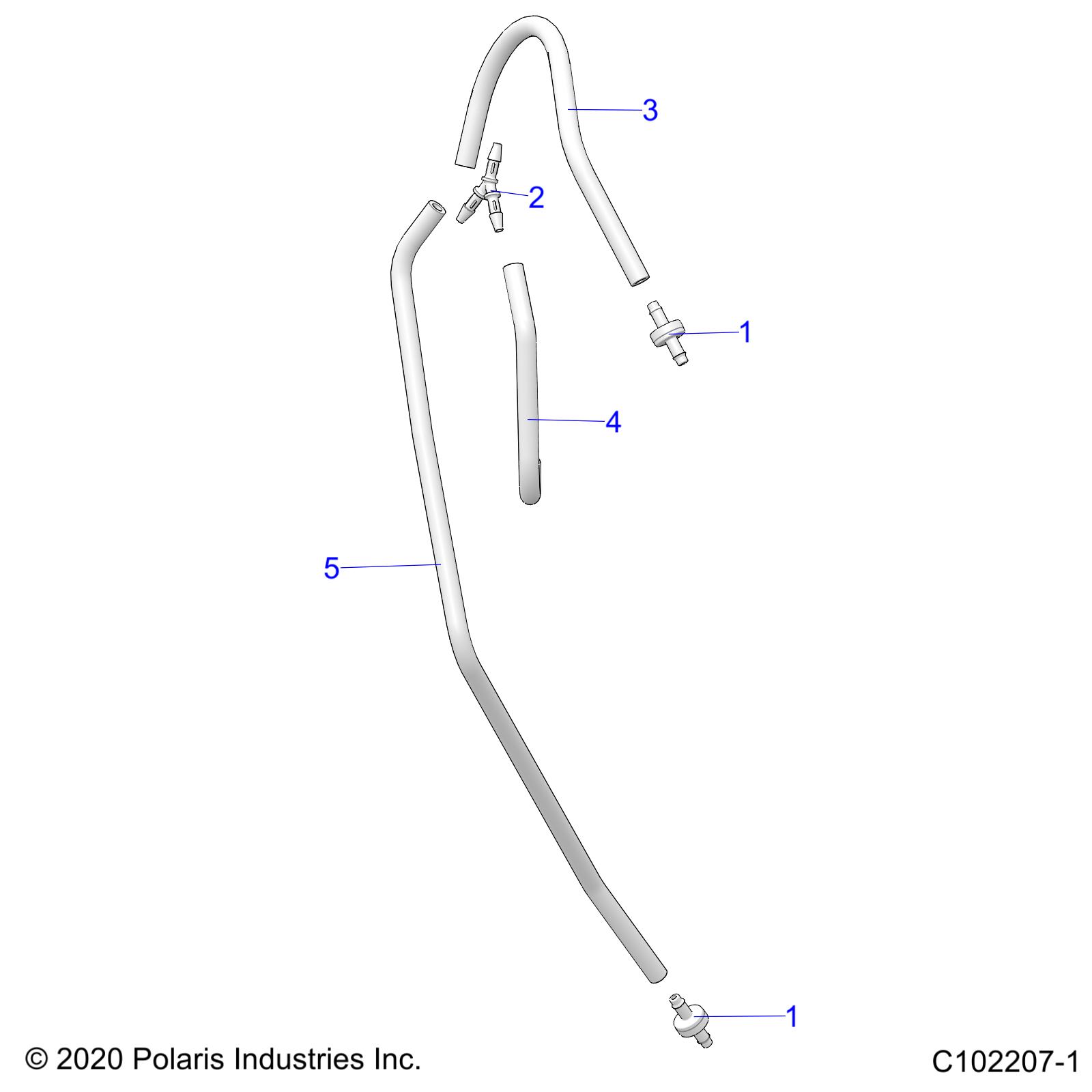 FUEL SYSTEM, FUEL TANK VENTING - A22SGE95PN (C102207-1)