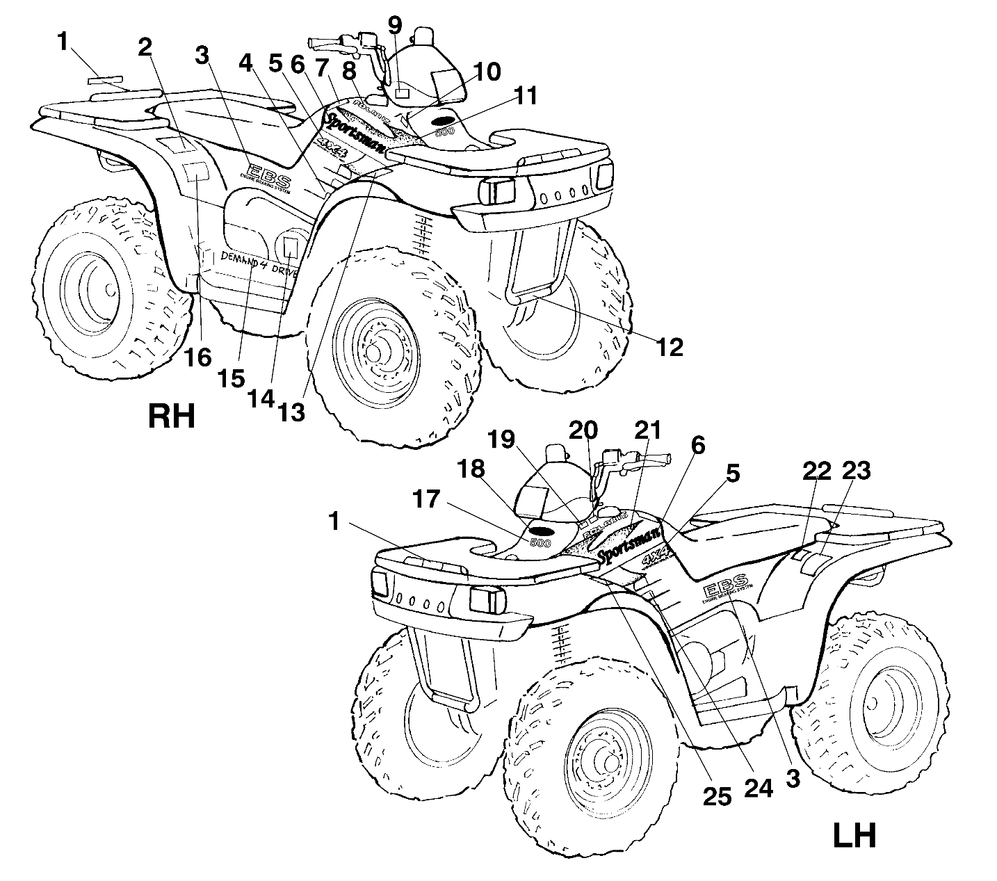 DECALS - A99CH50EB (4949114911a011)