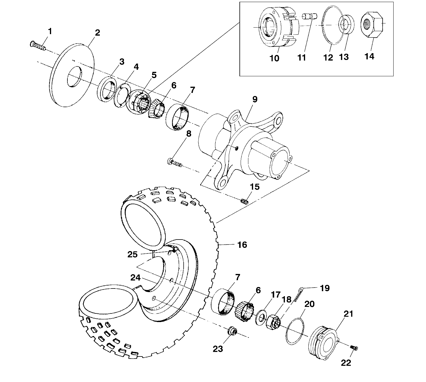 FRONT WHEEL - A99CH50EB (4949114911b008)