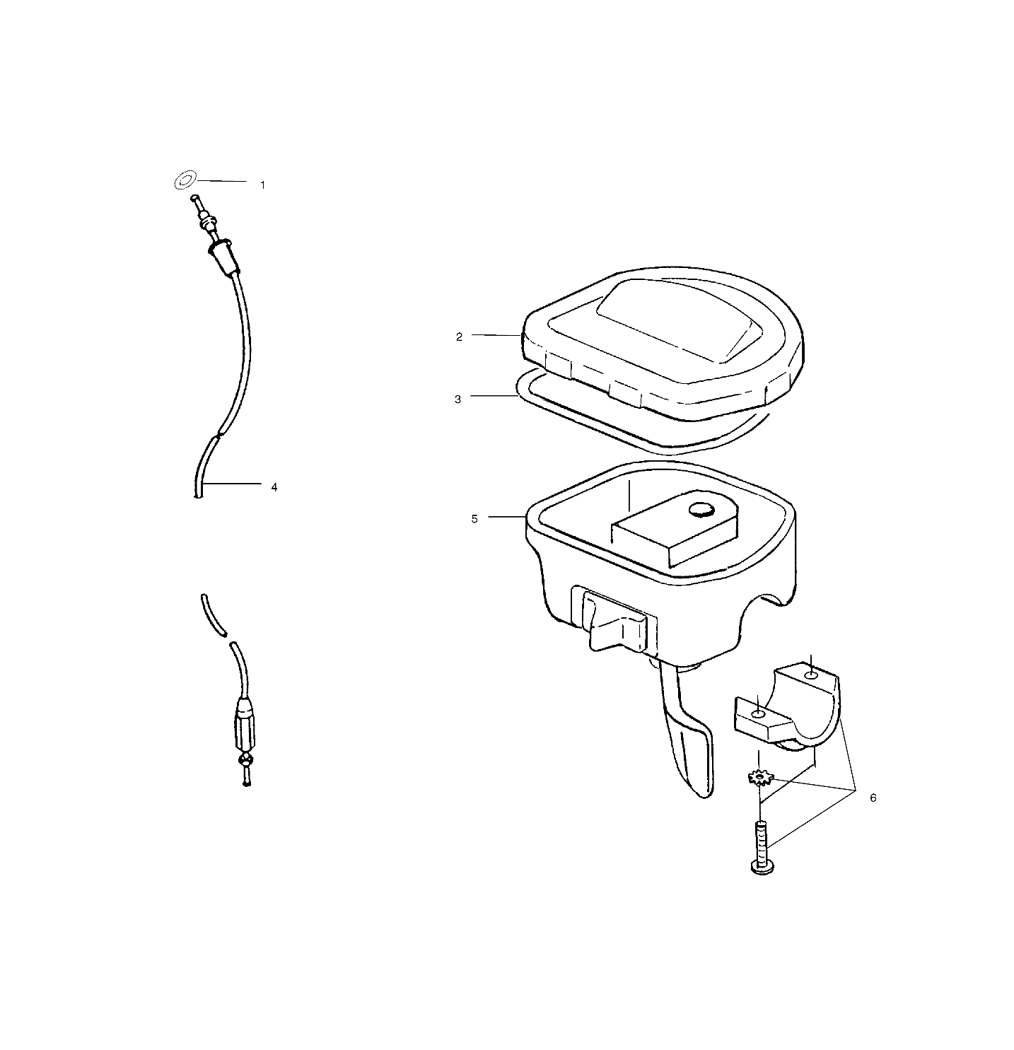 CONTROLS - THROTTLE ASM./CABLE - A99CH50EB (4949114911b010)