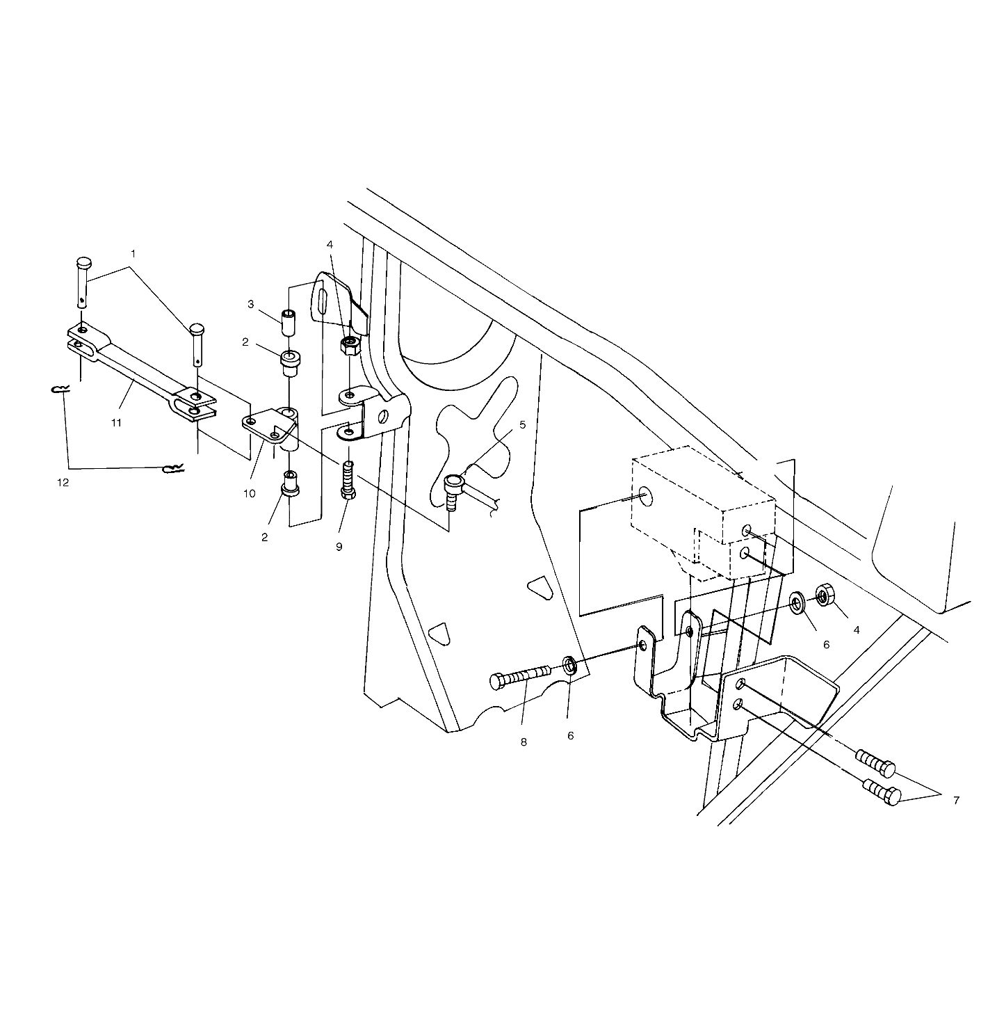 FRAME MOUNTING - A99CH50EB (4949114911c002)