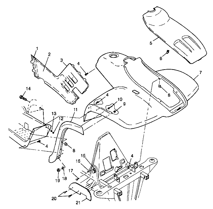 FRONT CAB - A99CH45IA (4949154915A007)