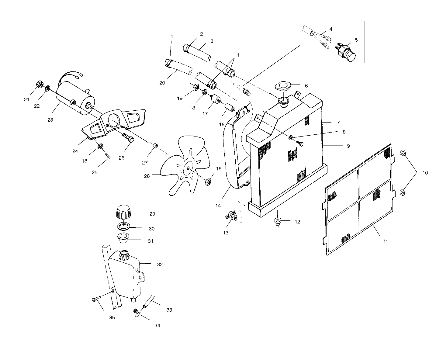 COOLING SYSTEM - A99CH45IA (4949154915A011)