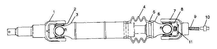 REAR DRIVE SHAFT - A99CH45IA (4949154915B003)