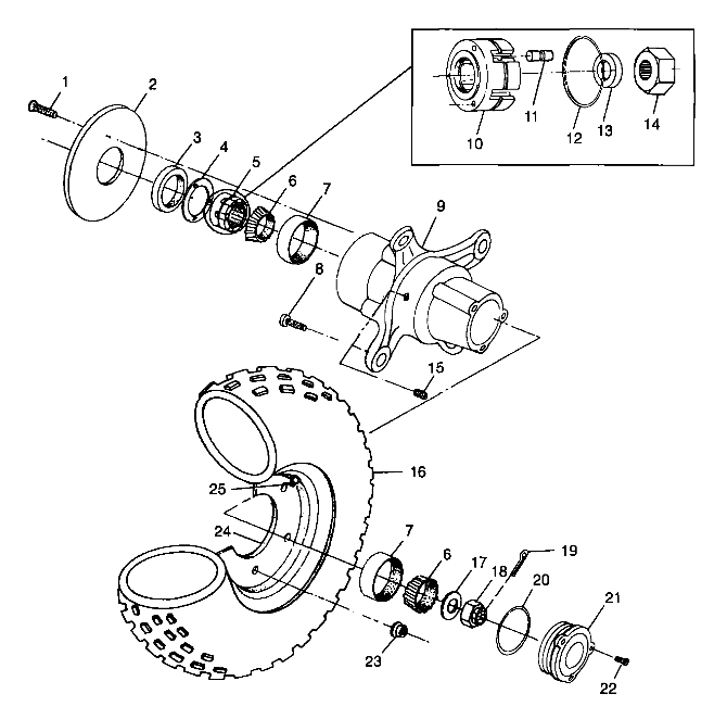 FRONT WHEEL - A99CH45IA (4949154915B006)