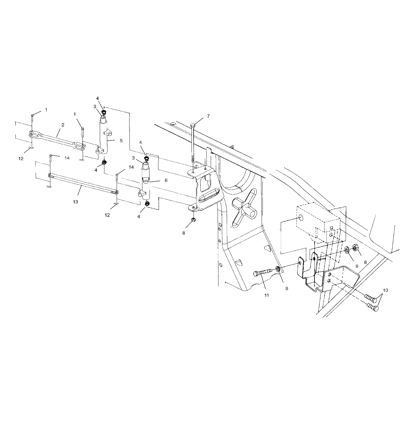 FRAME MOUNTING - A99CH45IA (4949154915B014)