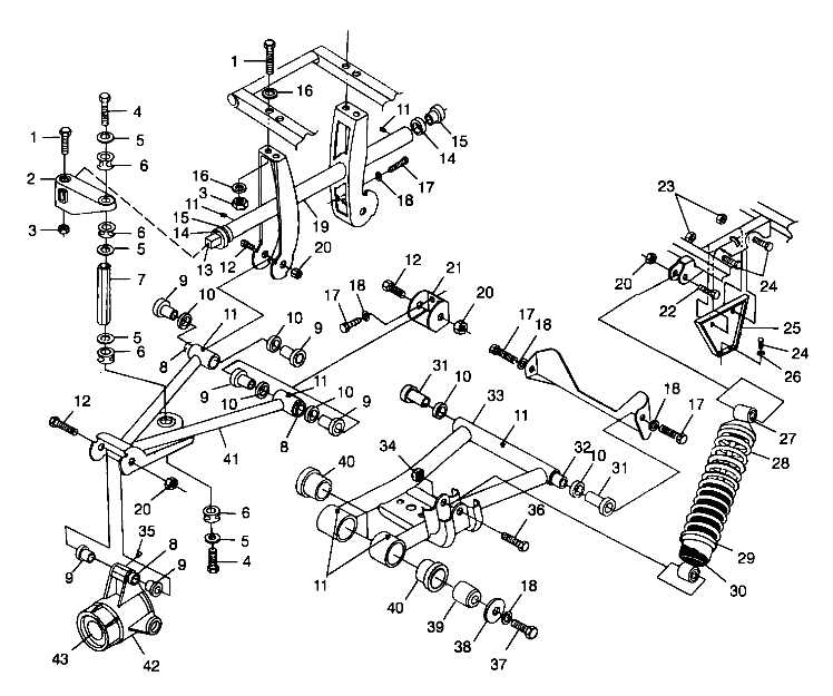 REAR SUSPENSION - A99CH45IA (4949154915C007)