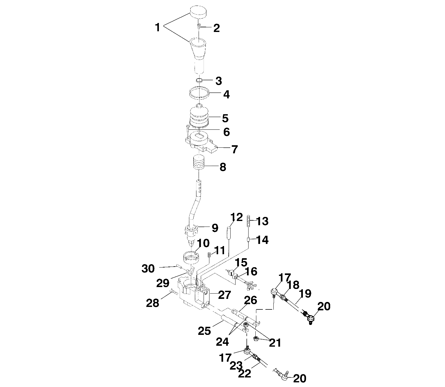 GEAR SELECTOR - A99CH45CA (4949154915D005)