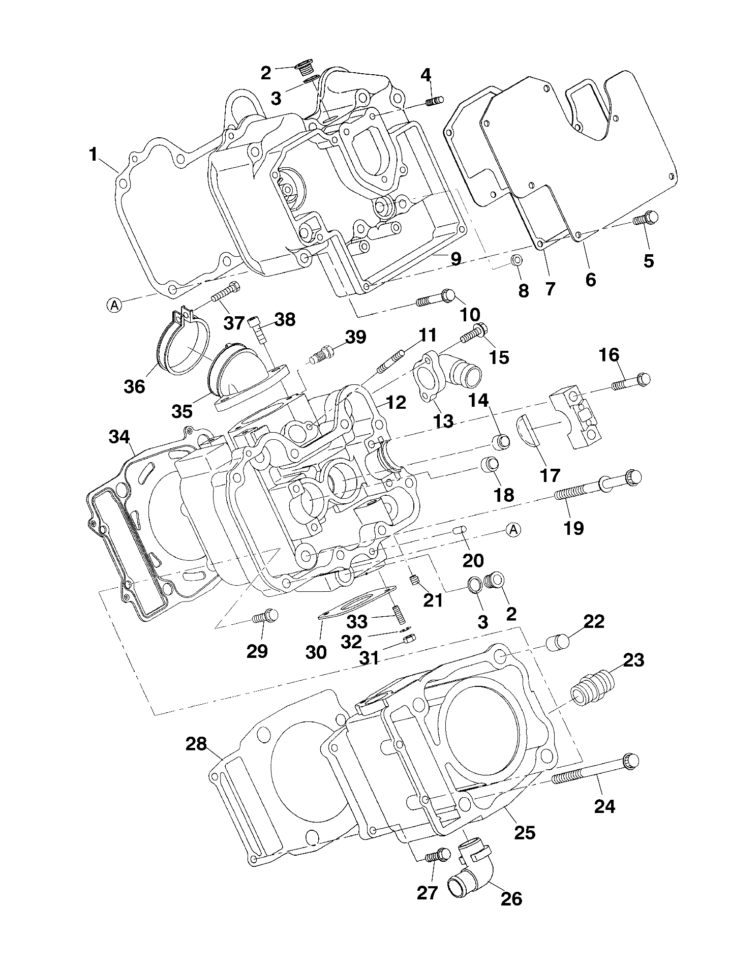 CYLINDER - A99CH45CA (4949154915D007)