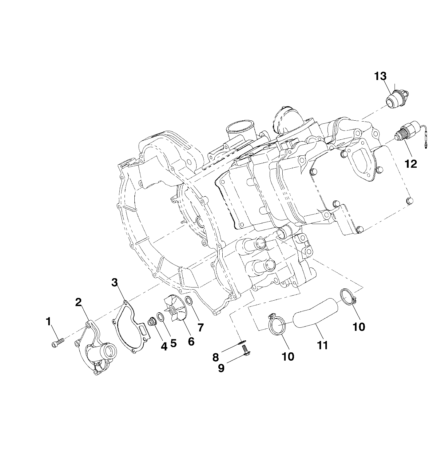 WATER PUMP - A99CH45CA (4949154915D010)