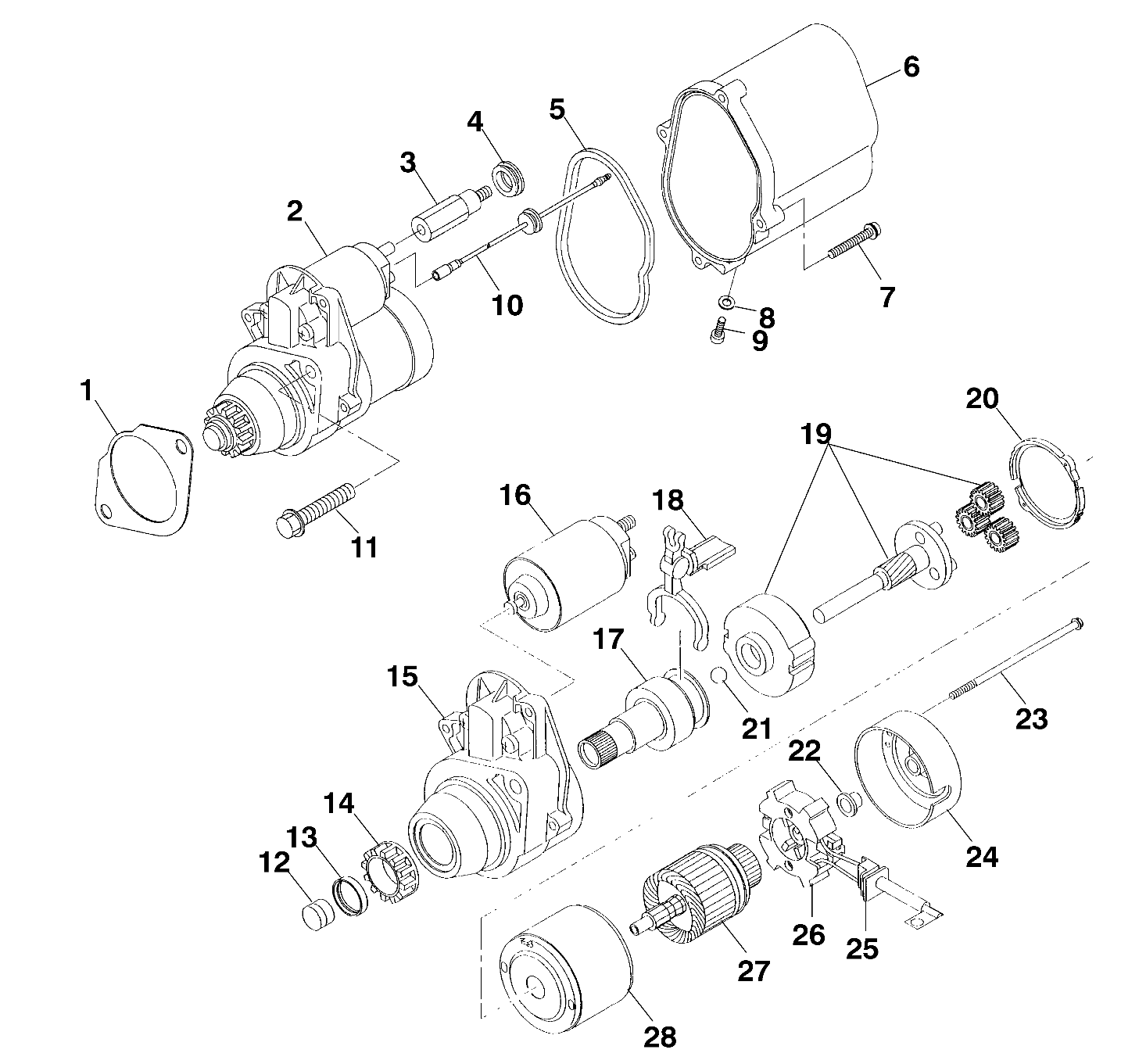 STARTING MOTOR - A99CH45CA (4949154915E005)