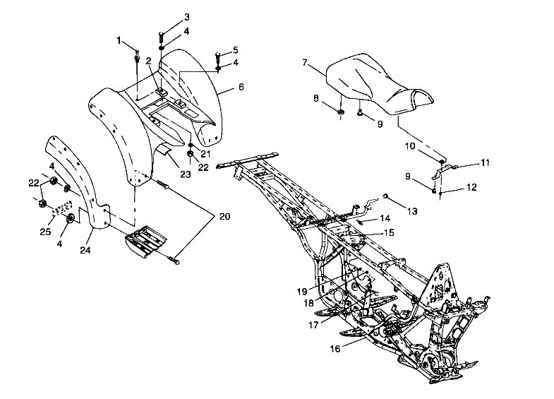 REAR CAB - A99AE50DA (4949204920a006)