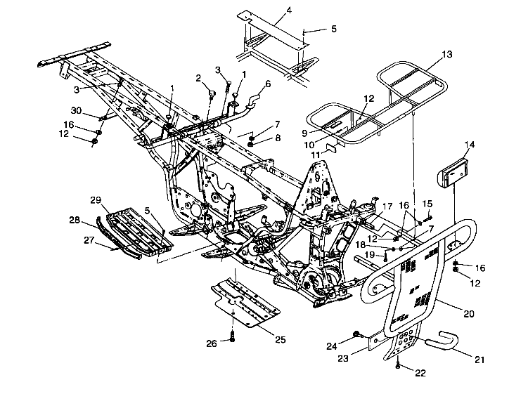 BUMPER/RACK MOUNTING - A99AE50DA (4949204920a007)