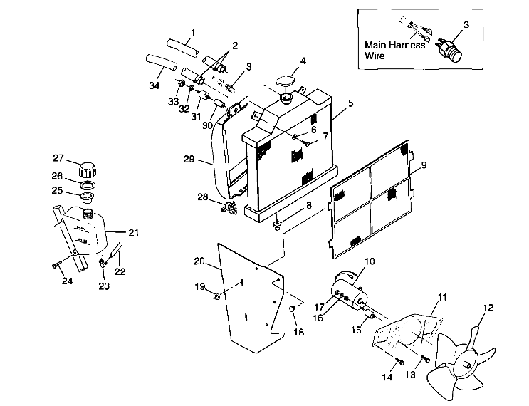 COOLING SYSTEM - A99AE50DA (4949204920a010)