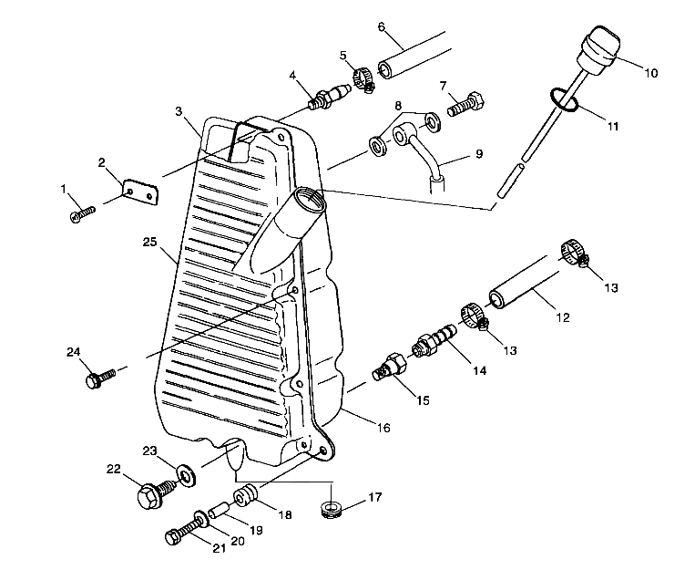 OIL TANK - A99AE50DA (4949204920b001)