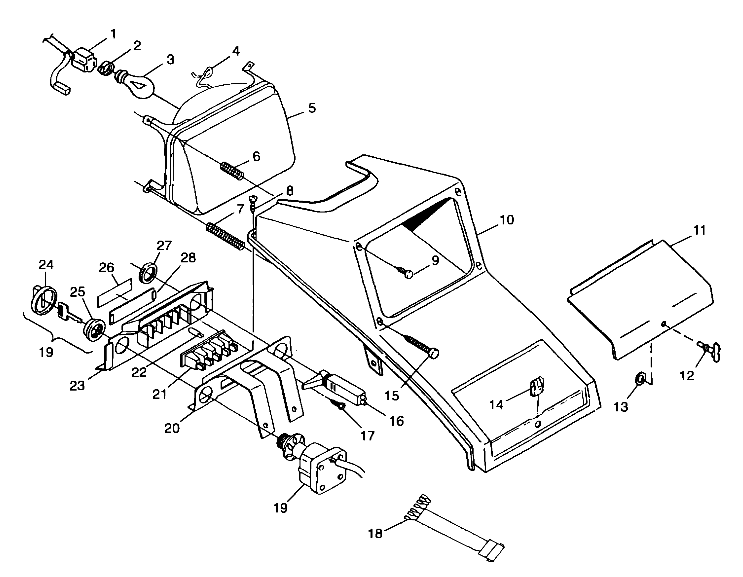 HEADLIGHT - A99AE50DA (4949204920b003)