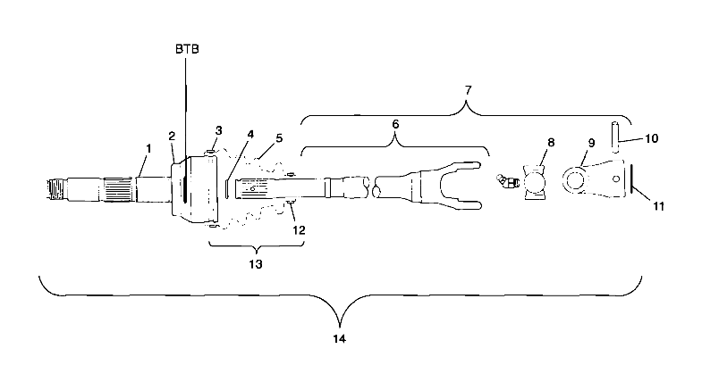 CV JOINT - BTB - A99AE50DA (4949204920b006)