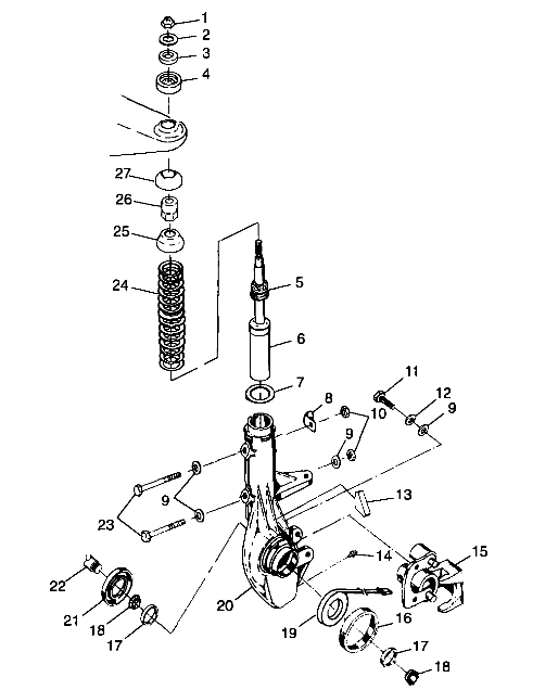 FRONT STRUT - A99AE50DA (4949204920b007)