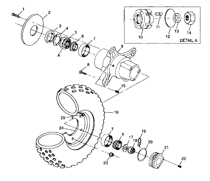 FRONT WHEEL - A99AE50DA (4949204920b008)