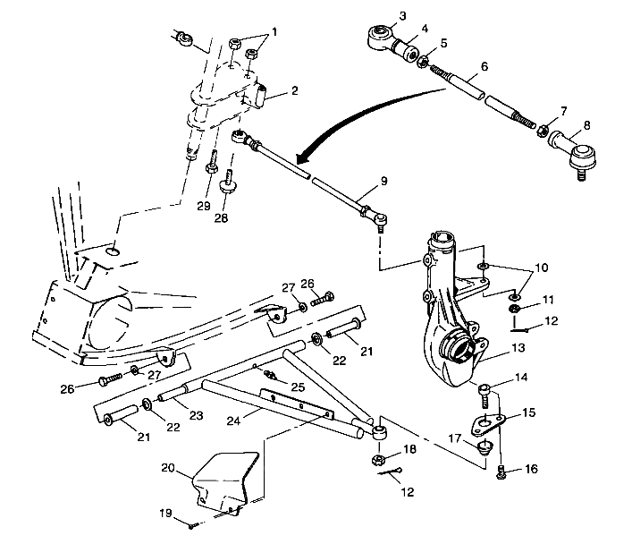 A-ARM/STRUT MOUNTING - A99AE50DA (4949204920b012)