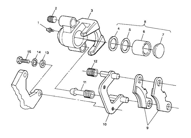 MIDDLE AXLE BRAKE - A99AE50DA (4949204920c002)