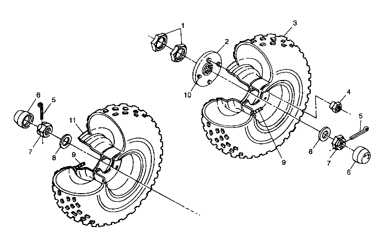 MIDDLE WHEEL - A99AE50DA (4949204920c005)