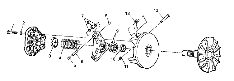 DRIVE CLUTCH - A99AE50DA (4949204920c008)